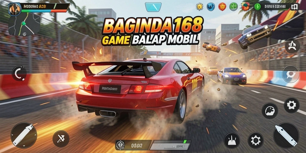 Gameplay balap mobil yang mendebarkan di BAGINDA168.
