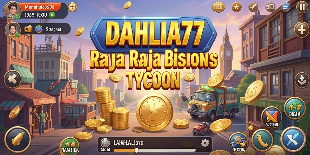 Screenshot DAHLIA77 menunjukkan gameplay Tycoon yang penuh strategi dan manajemen.