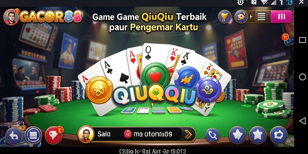 Tampilan gameplay QiuQiu yang menarik di GACOR88.