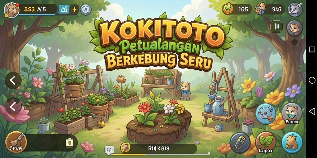 Tampilan menarik dari gameplay KOKITOTO yang seru dan interaktif.