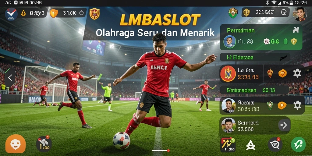 Tampilan gameplay LMBASLOT yang menegangkan dan menarik.