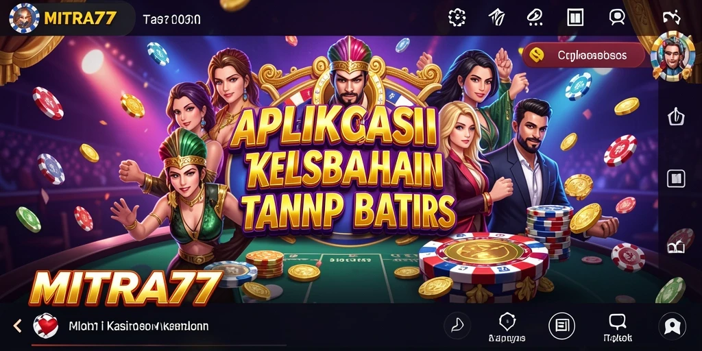 Tampilan gameplay Kasino yang menarik di MITRA77.