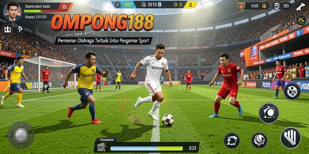 Gameplay OMPONG188 yang dinamis dan seru dalam olahraga.