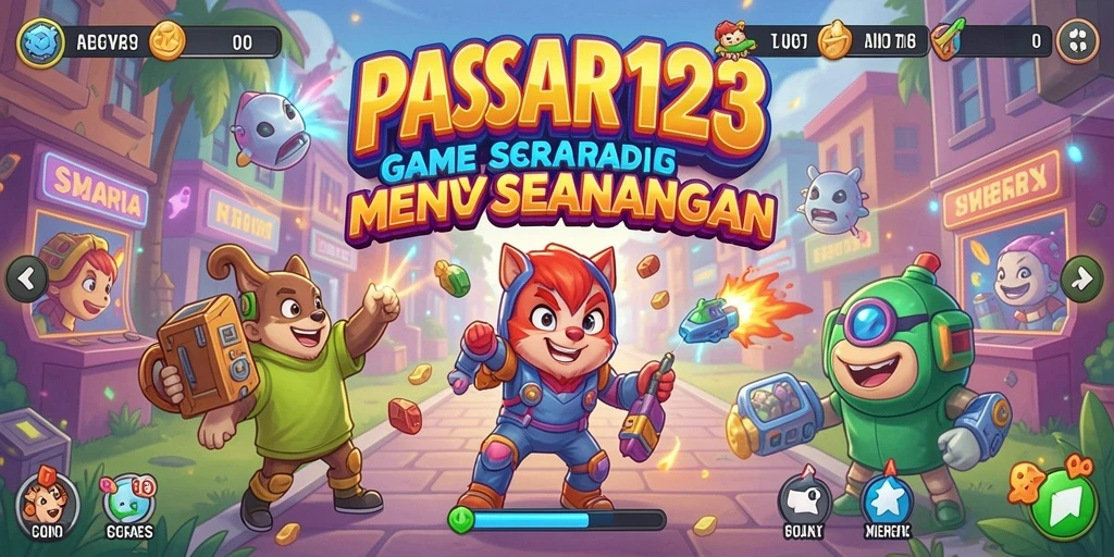 Tampilan permainan PASAR123 dengan aksi seru di dalamnya.