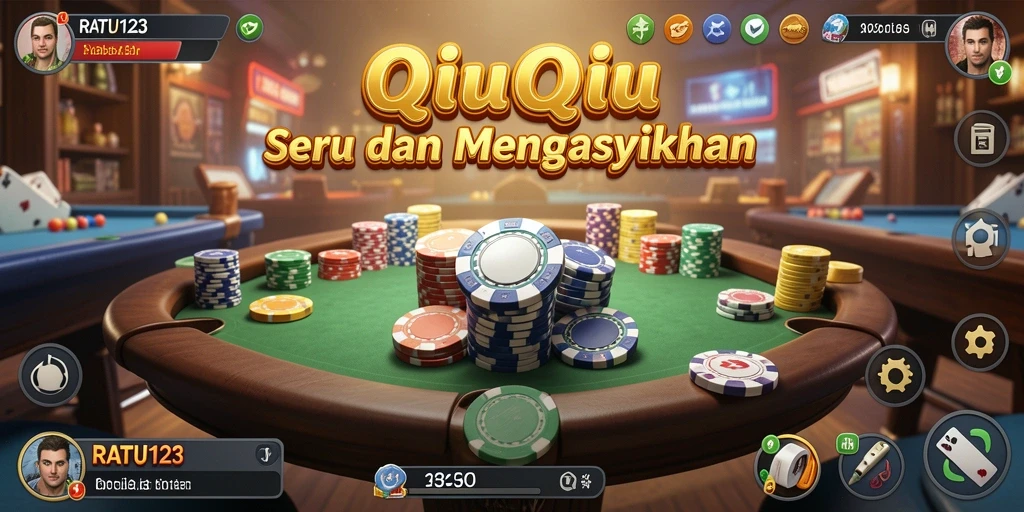 Tampilan gameplay seru dan kompetitif dalam RATU123.