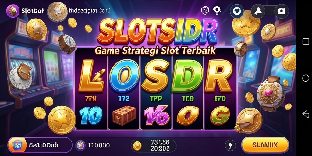 Tampilan utama gameplay SLOTSIDR dengan fitur slot yang interaktif.