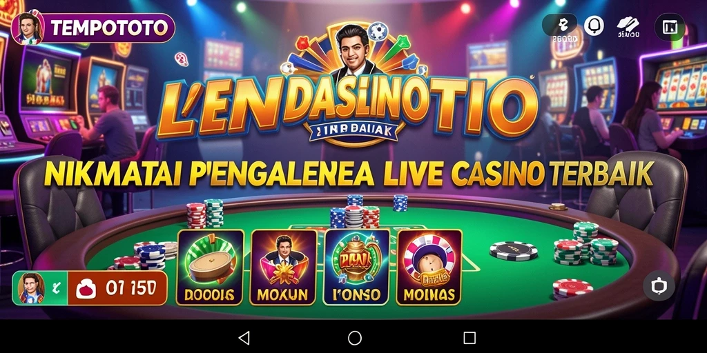 Tampilan gameplay Live Casino yang seru dan mengasyikkan di TEMPOTOTO.